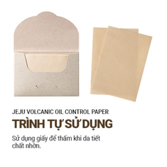 Giấy Thấm Dầu innisfree Jeju Volcanic Oil Control Paper 50 Miếng