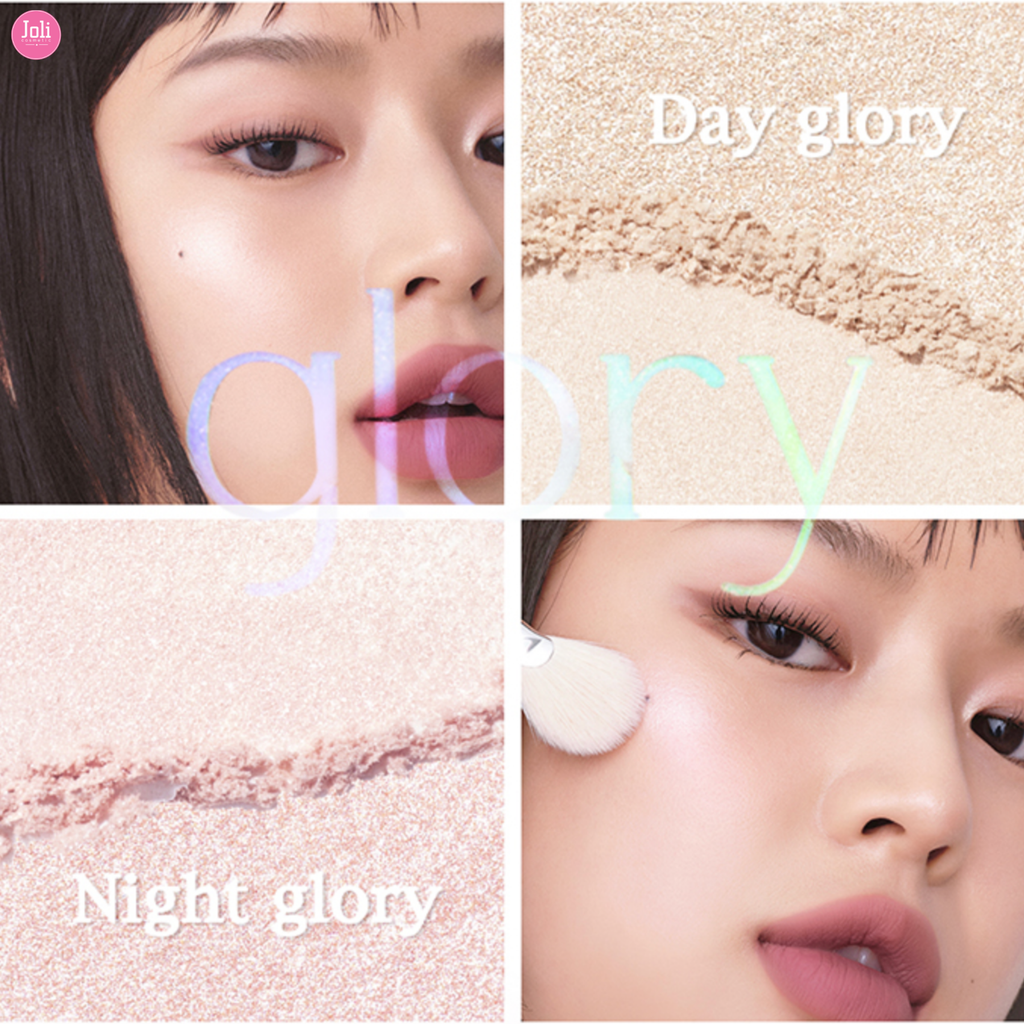 Phấn Bắt Sáng Peripera Pure Glory Highlighter Set (Tặng kèm cọ)