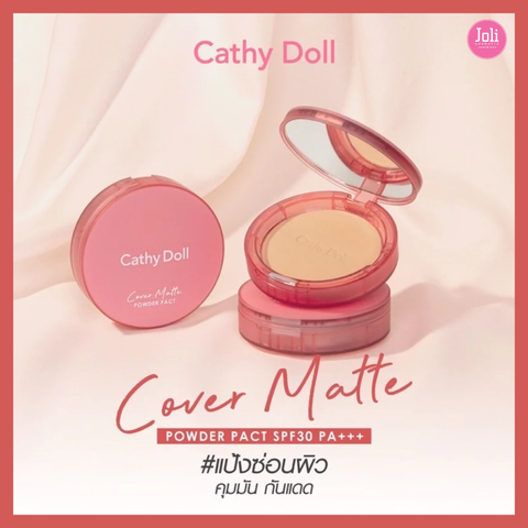 Phấn Nền Mịn Lì Cathy Doll Cover Matte Powder Pact SPF30 PA +++ 12g