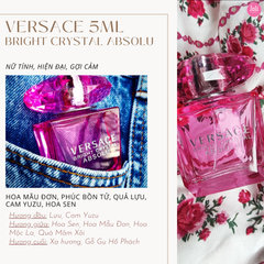Nước Hoa Nữ Versace Bright Crystal Absolu 5ml