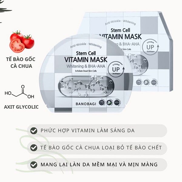 Mặt Nạ Banobagi Stem Cell Vitamin Mask