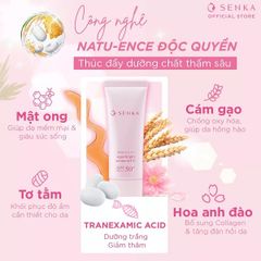 Serum Chống Nắng, Nâng Tông, Dưỡng Trắng Da Senka Aqua Bright Serum In CC SPF50+ PA++++ 40g