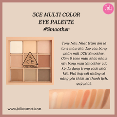 Bảng Phấn Mắt 9 Màu 3CE Multi Eye Color Palette