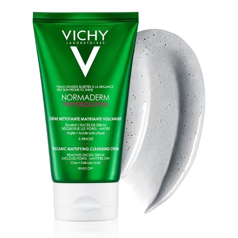 Sữa Rửa Mặt Vichy Normaderm Phyto Volcanic Mattifying Cleansing Cream 125ml