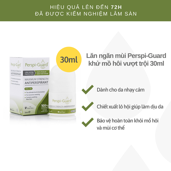 Lăn Khử Mùi Ngăn Mồ Hôi Perspi-Guard Maximum Strength Antiperspirant Roll On 50ml
