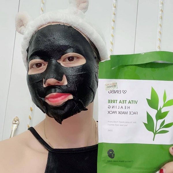 Mặt nạ tràm trà thải đọc da, giảm mụn BNBG Vita Tea Tree Healing Face Mask Pack 30ml