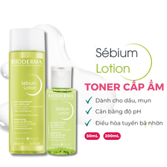 Nước Cân Bằng Cho Da Dầu & Hỗn Hợp Bioderma Sébium Lotion 200ml