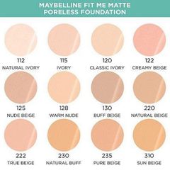 Kem Nền Kiềm Dầu Chống Nắng Maybelline Fit Me Matte Poreless Foundation SPF22 30ml