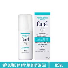 Sữa Dưỡng Da Cấp Ẩm Chuyên Sâu Curel Intensive Moisture Care Moisture Face Milk 120ml