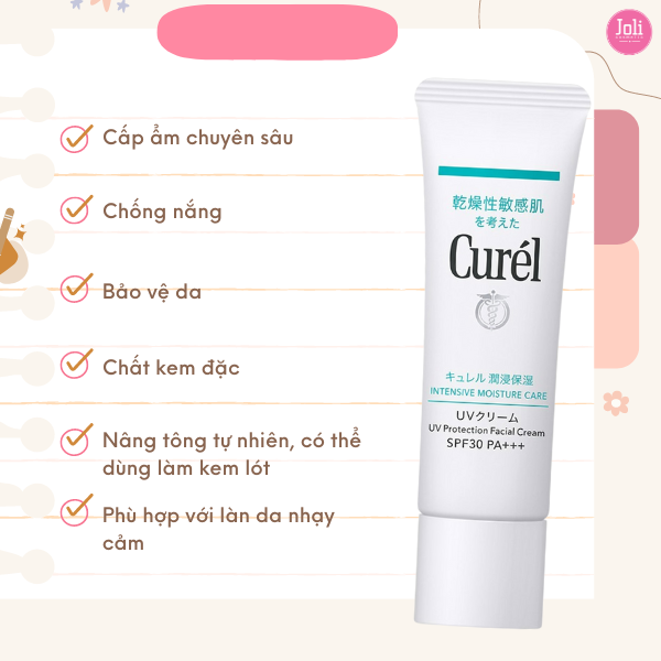 Kem Chống Nắng Curel Protection Face Cream SPF 30 PA+++ 30g