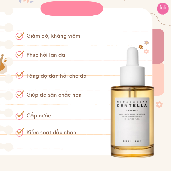 Tinh Chất Rau Má Giảm Mụn Phục Hồi Da Skin1004 Madagascar Centella Ampoule