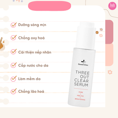 Serum Cấp Ẩm, Làm Sáng Da Goodndoc Three Out Clear  50ml