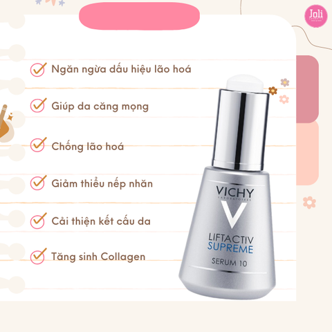 Tinh Chất Làm Săn Chắc Da & Ngăn Ngừa Lão Hóa Vichy Liftactiv Serum 10 Supreme 30ml