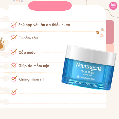 Kem Dưỡng Ẩm Neutrogena Cấp Nước Cho Da Dầu Hydro Boost Water Gel