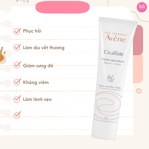 Kem Dưỡng Avene Hỗ Trợ Làm Lành Da Ngừa Nhiễm Khuẩn Cicalfate Repair Cream