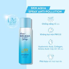 Xịt Chống Nắng Sunplay Skin Aqua Kháng Bụi Mịn Anti Pollution Spray SPF50+ PA++++ 50g