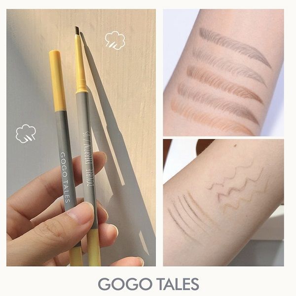 Chì Kẻ Chân Mày 2 Đầu Gogo Tales Cloud Mist Browpencil