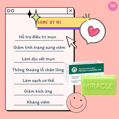 Xà Phòng Trị Mụn Lưng Some By Mi AHA-BHA-PHA 30 Days Miracle Cleansing Bar