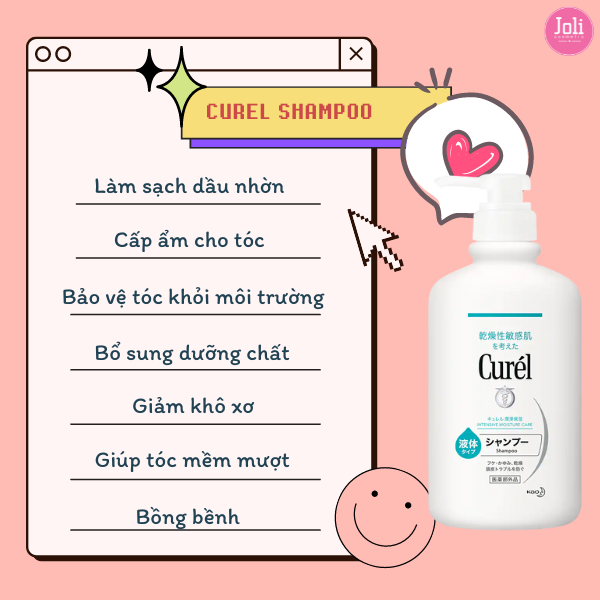 Dầu Gội Cấp Ẩm Chuyên Sâu Cho Tóc & Da Đầu Curel Intensive Moisture Care Shampoo 420ml