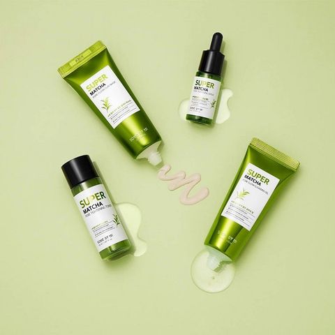 Bộ Kit Some By Mi Thu Nhỏ Lỗ Chân Lông, Giảm Dầu Nhờn 4 Món Super Matcha Pore Care Starter Kit