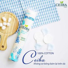 Bông Tẩy Trang Ceiba 100% Chất Liệu Cotton