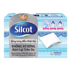 Bông Tẩy Trang Silcot 82 Miếng/Hộp Silcot Velvety Touch Cotton
