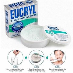 Bột Tẩy Trắng Răng Eucryl Toothpowder Freshmint 50g