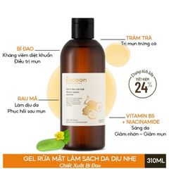 [HÀNG TẶNG] Gel Rửa Mặt Chiết Xuất Bí Đao Cocoon Winter Melon Cleanser 310ml