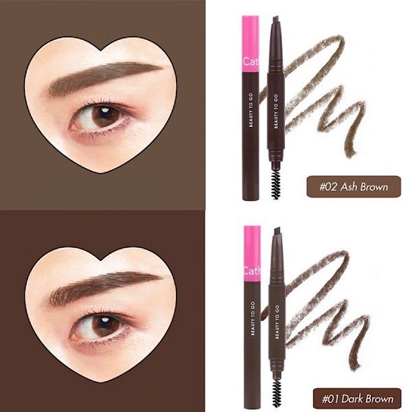 Chì Kẻ Mày Mini Cathy Doll Beauty To Go Economy Eye Brow Pencil 0.16g