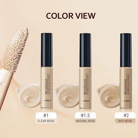 Kem Che Khuyết Điểm The Saem Cover Perfection Tip Concealer SPF28 PA++