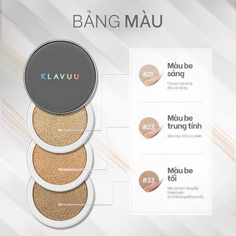 Phấn Nước Klavuu Urban Pearlsation High Coverage Tension Cushion SPF50+ PA++++