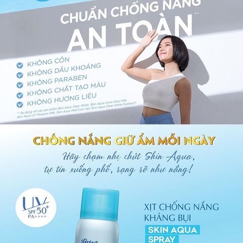 Xịt Chống Nắng Sunplay Skin Aqua Kháng Bụi Mịn Anti Pollution Spray SPF50+ PA++++ 50g