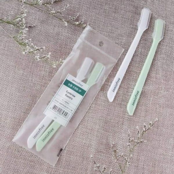 Dao Cạo Lông Mày Innisfree Eyebrow Razor (Bộ 2 Dao)