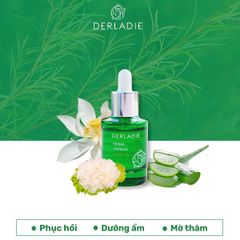 Tinh Chất Derladie Tràm Trà Cho Da Mụn Nhạy Cảm Herbal Ampoule For Blemish 30ml