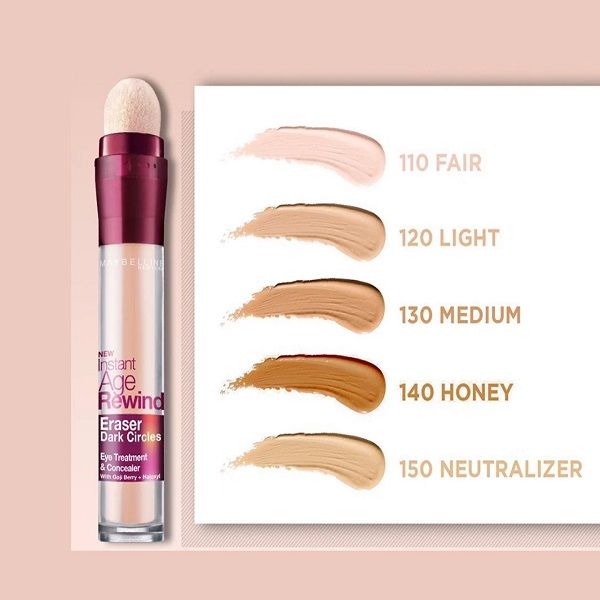 Bút Cushion Che Khuyết Điểm Maybelline Instant Age Rewind Eraser Dark Circles Treatment Concealer 6ml