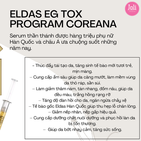 Serum Tế Bào Gốc Trẻ Hóa Da Chống Lão Hóa Eldas Eg Tox Program Serum