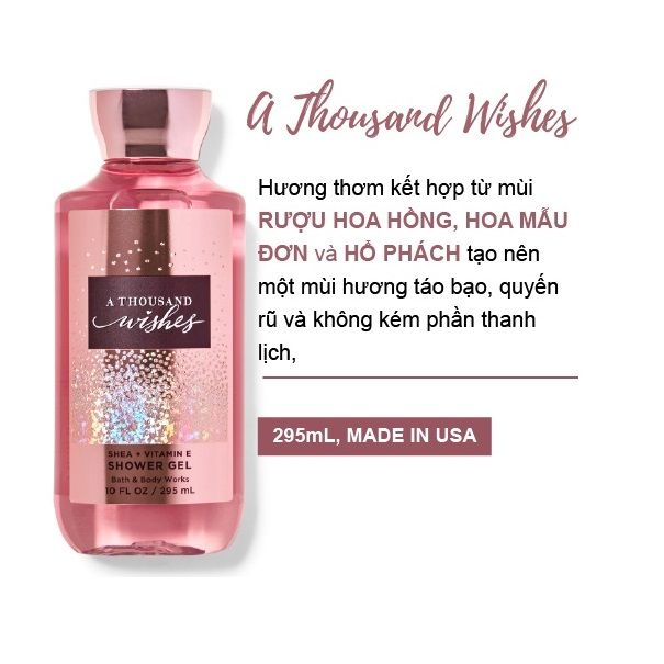 Sữa tắm Bath & Body Works Shower Gel 295ml