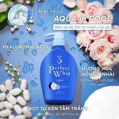 Sữa Tắm Dưỡng Ẩm Hương Hoa Hồng & Hoa Nhài Senka Perfect Whip For Body 500ml