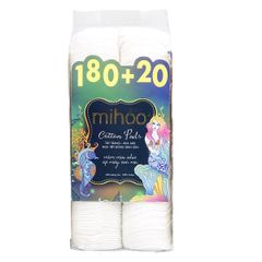 Bông Tẩy Trang Mihoo Bông Tròn Cotton Pads