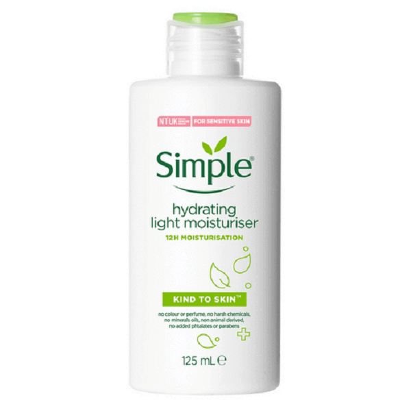 Sữa Dưỡng Ẩm Simple Kind To Skin Hydrating Light Moisturiser 125ml