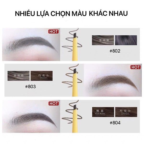 Chì Kẻ Chân Mày 2 Đầu Gogo Tales Cloud Mist Browpencil