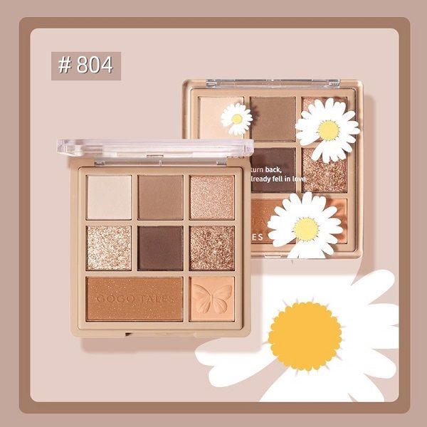 Bảng Phấn Mắt 8 Màu GoGo Tales Daisy Heartbeat Star Yarn Eyeshadow GT181