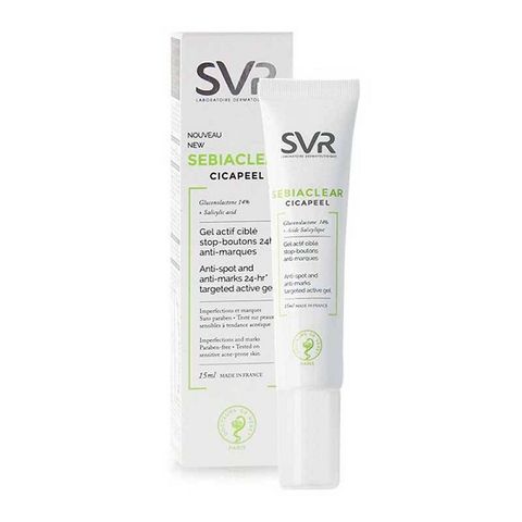 Gel Chấm Mụn Làm Giảm Mụn Viêm Sưng SVR Sebiaclear Cicapeel 15ml