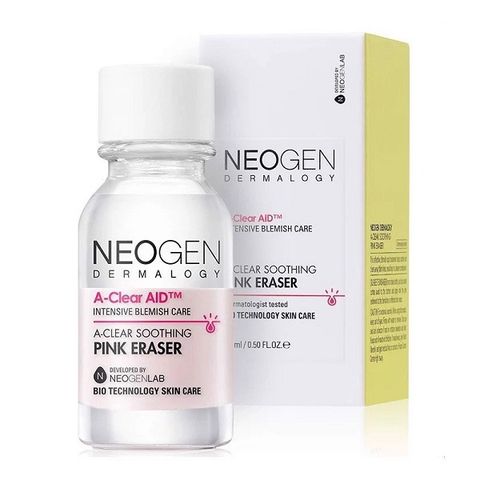 Dung Dịch Chấm Mụn Giảm Sưng Viêm Mụn 2 Lớp Neogen Dermalogy A-Clear AID Soothing Pink Eraser 15ml