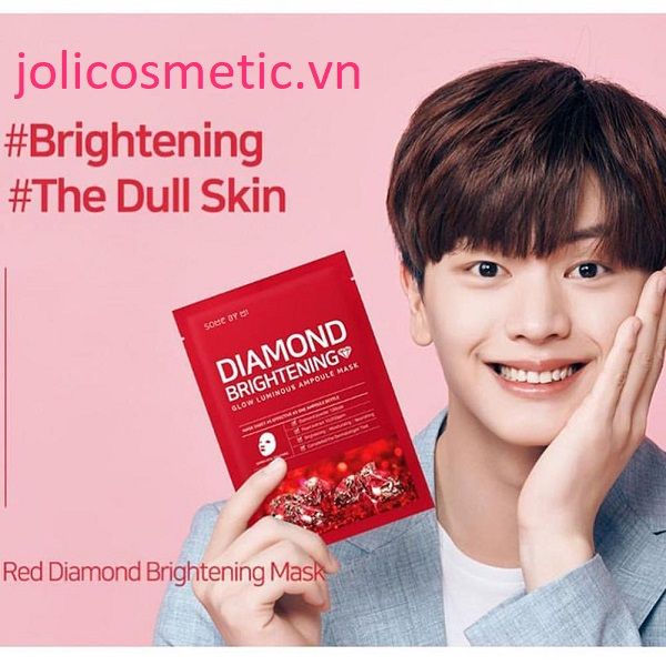 Mặt Nạ Some By Mi Ngọc Trai Dưỡng Sáng Da 25g Diamond Brightening Sheet Mask