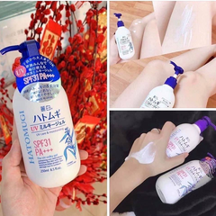 Sữa Dưỡng Thể Chống Nắng Hatomugi UV Care & Moisturizing SPF31 PA+++ 250ml