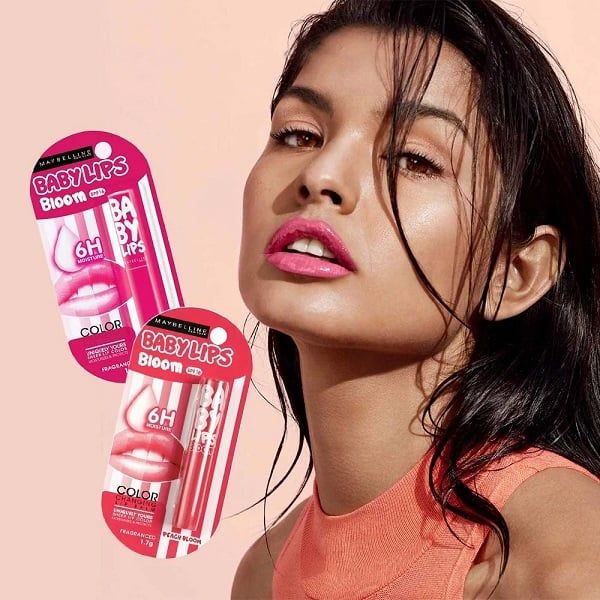 Son dưỡng Maybelline Baby Lips Bloom 6h Moisture #hồng