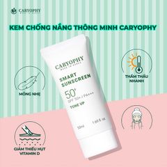 Kem Chống Nắng Caryophy Nâng Tone Smart Sunscreen Tone Up SPF50+ PA+++ 50ml