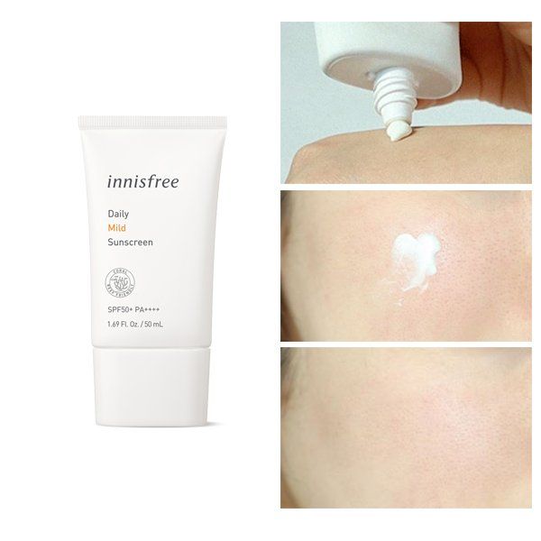 Kem Chống Nắng Hằng Ngày Innisfree Daily Mild Sunscreen SPF50+/PA++++ 50ml