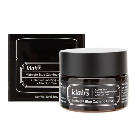 Kem Dưỡng Ẩm Làm Dịu Phục Hồi Da Ban Đêm Klairs Midnight Blue Calming Cream 30ml